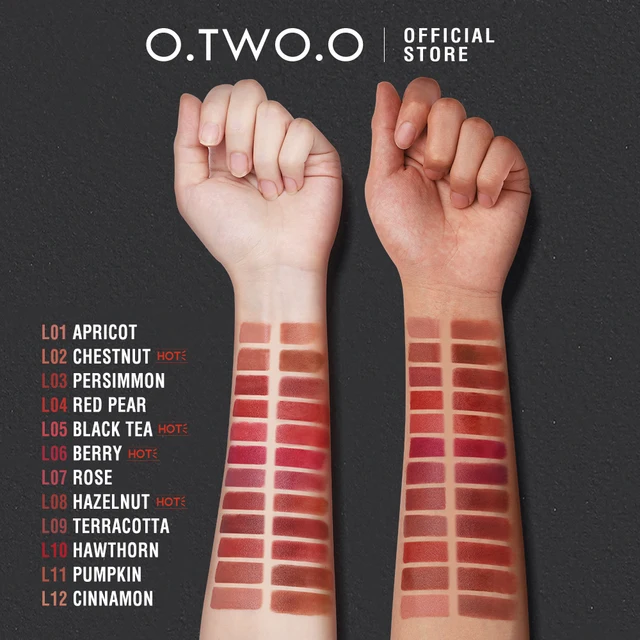 OtwoO 2in1 Splendid Velvet matte Lipstick + Lipglaze