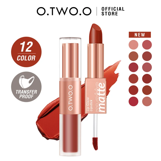 OtwoO 2in1 Splendid Velvet matte Lipstick + Lipglaze