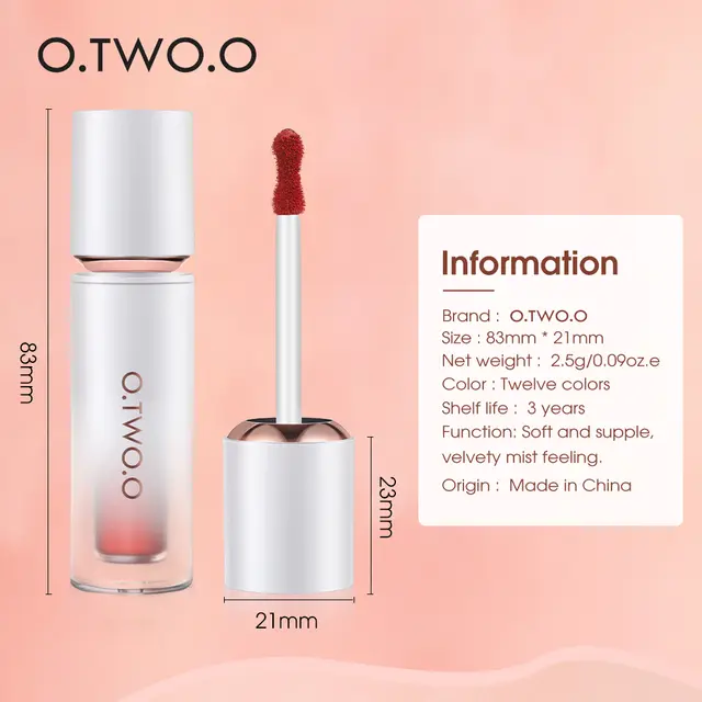 OtwoO Misty Velvet LipMud