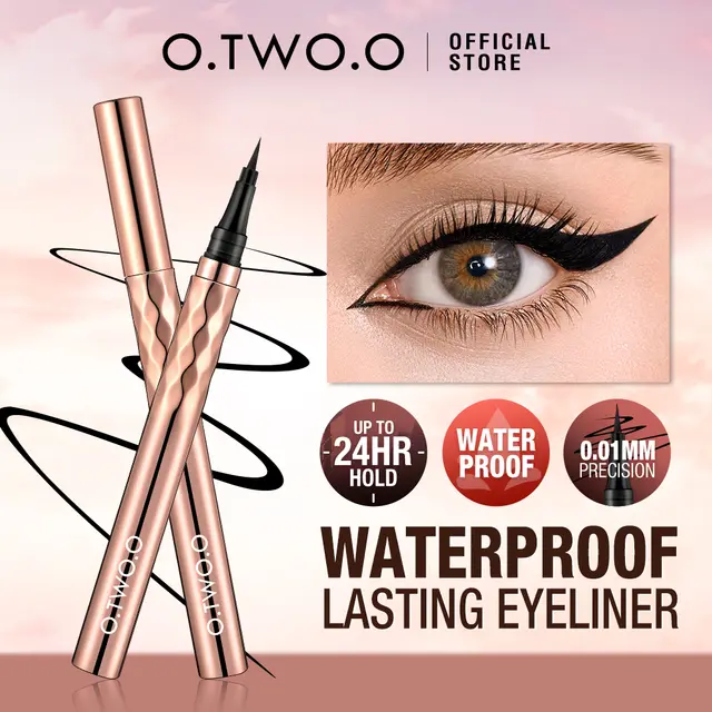 OtwoO Gold Embroidery Waterproof Eyeliner