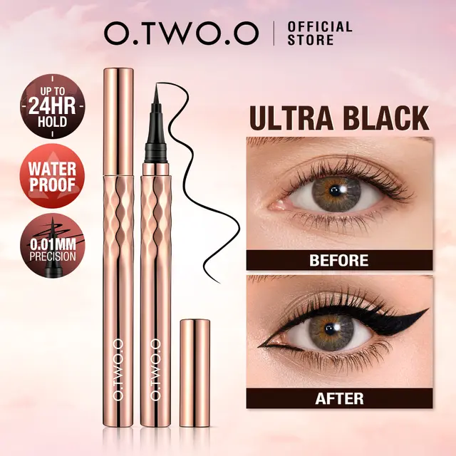 OtwoO Gold Embroidery Waterproof Eyeliner