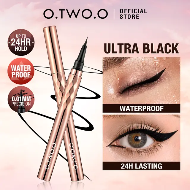 OtwoO Gold Embroidery Waterproof Eyeliner