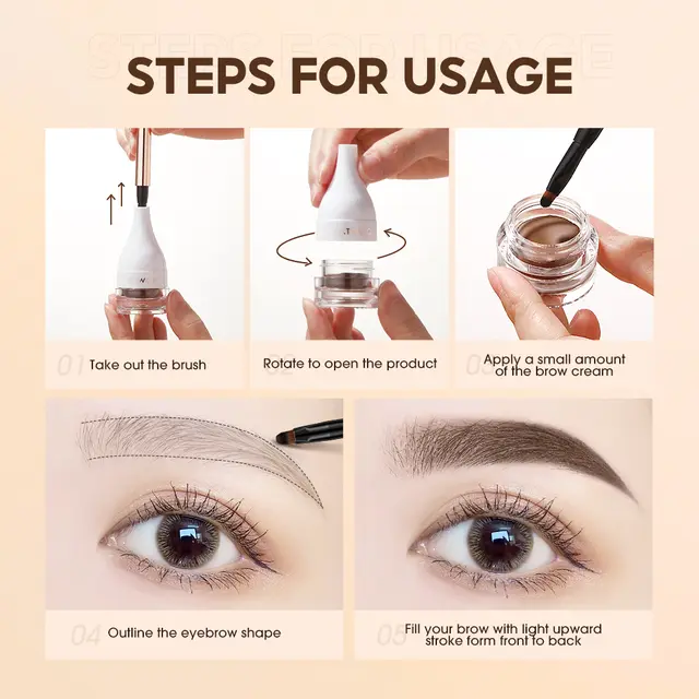 OtwoO Eyebrow Cream Pomade