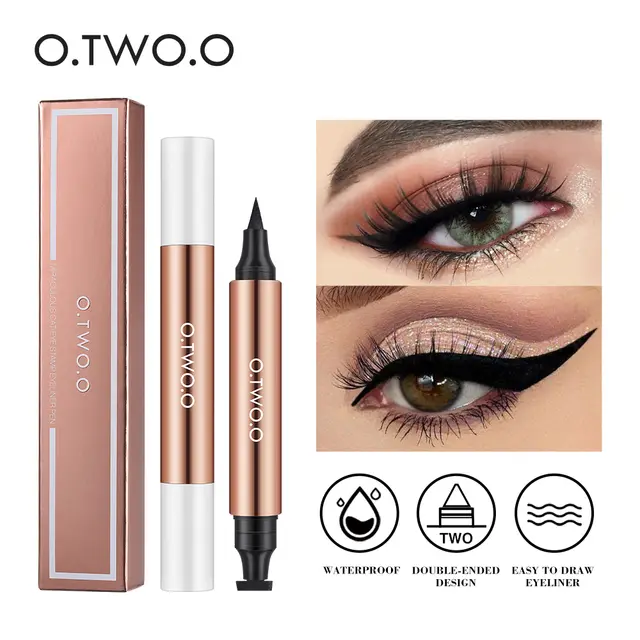 OtwoO Waterproof Cat Eye Stamp Eyeliner