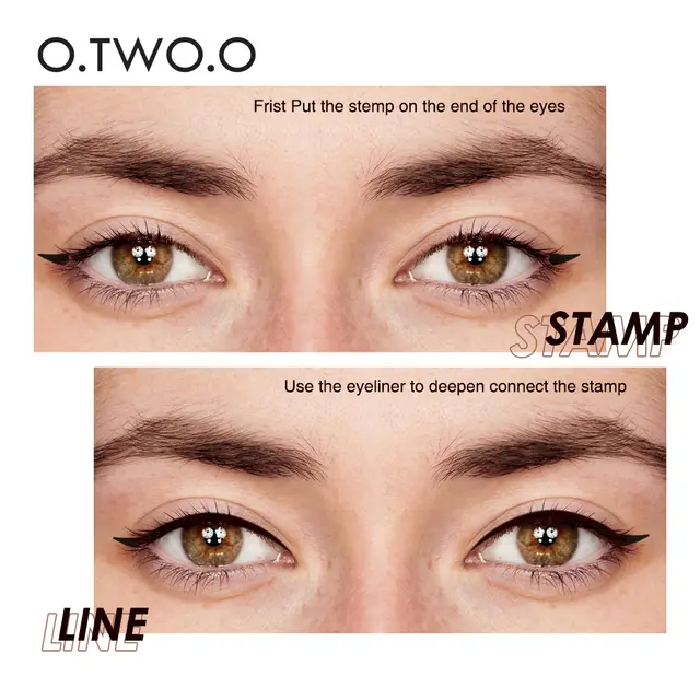 OtwoO Waterproof Cat Eye Stamp Eyeliner