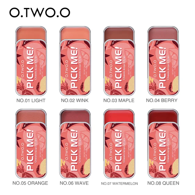 OtwoO Pickme Lips + Cheeks & Eyes Multi-Use