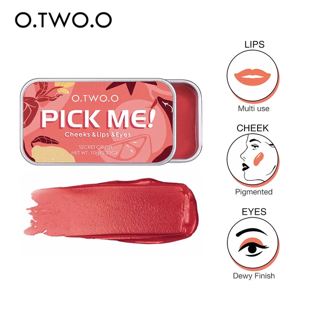 OtwoO Pickme Lips + Cheeks & Eyes Multi-Use