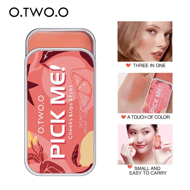 OtwoO Pickme Lips + Cheeks & Eyes Multi-Use