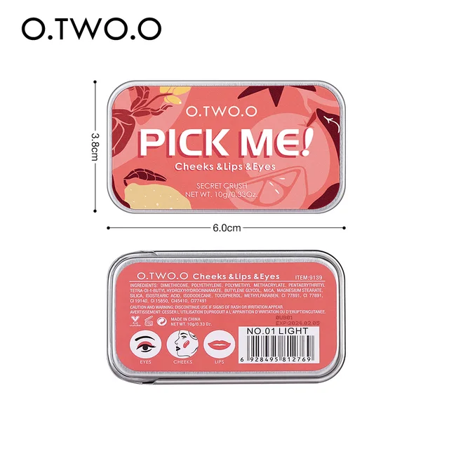 OtwoO Pickme Lips + Cheeks & Eyes Multi-Use