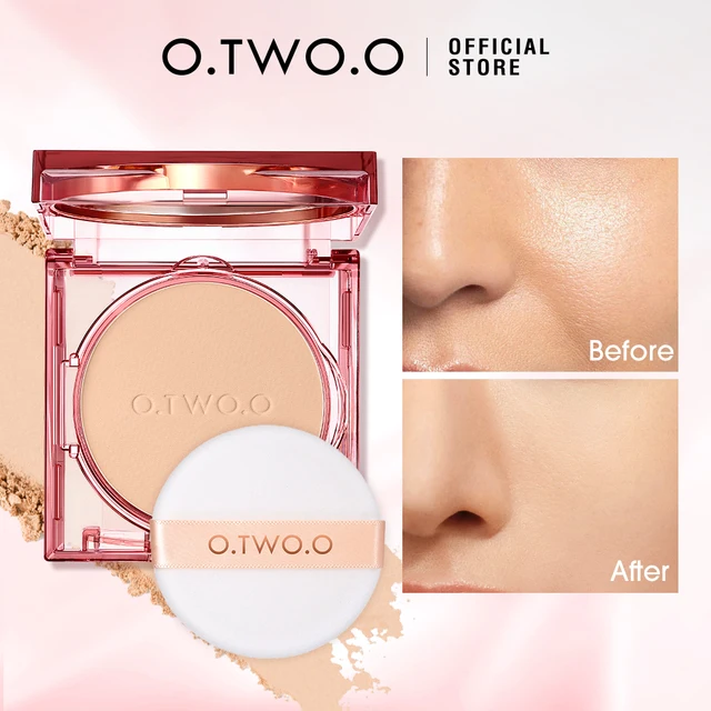 OtwoO Mirror Locking Waterproof Compact Powder