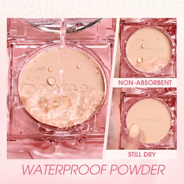 OtwoO Mirror Locking Waterproof Compact Powder