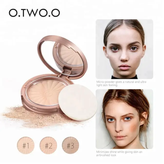 OtwoO Rose Gold Compact Powder