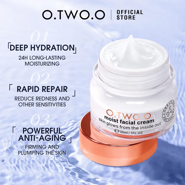 O2mies Cream OtwoO Moist Facial Cream – O Two O Cosmetics