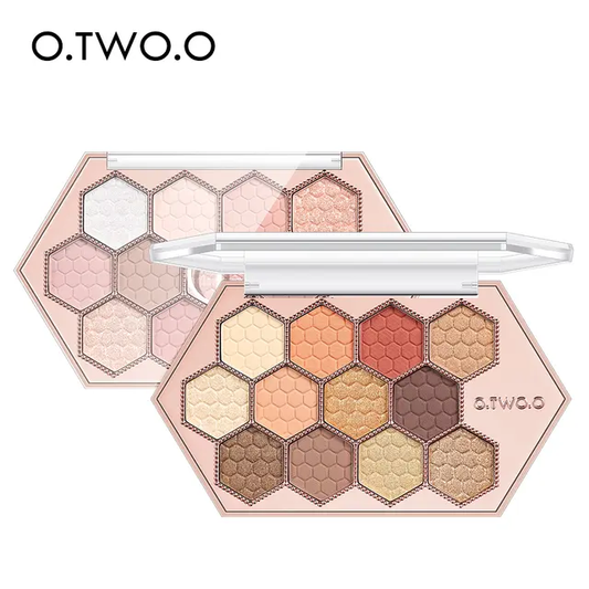 OtwoO Honeycomb Shimmering Pearl Eyeshadow Matte Texture High Pigment Eye shadow