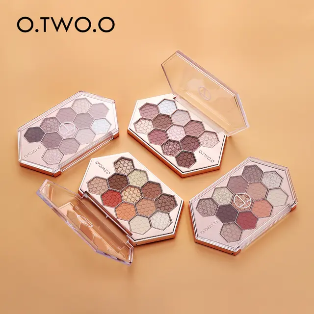 OtwoO Honeycomb Shimmering Pearl Eyeshadow Matte Texture High Pigment Eye shadow