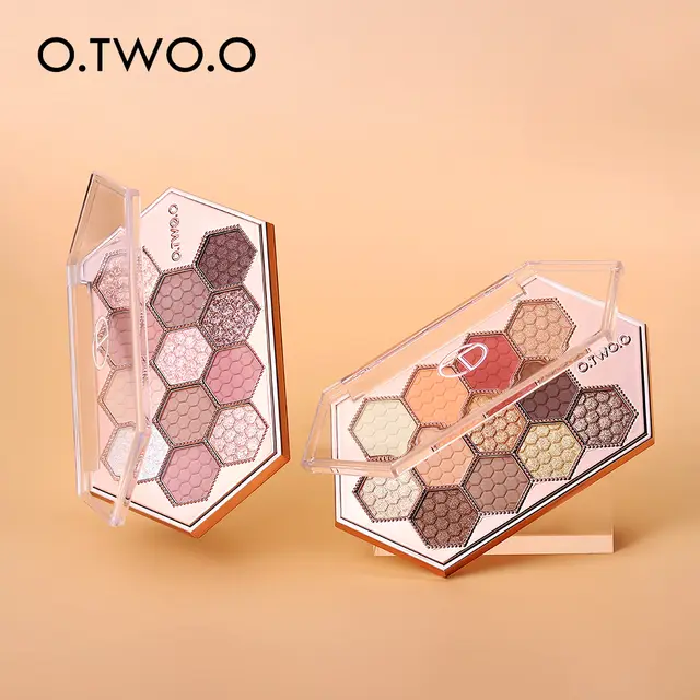 OtwoO Honeycomb Shimmering Pearl Eyeshadow Matte Texture High Pigment Eye shadow