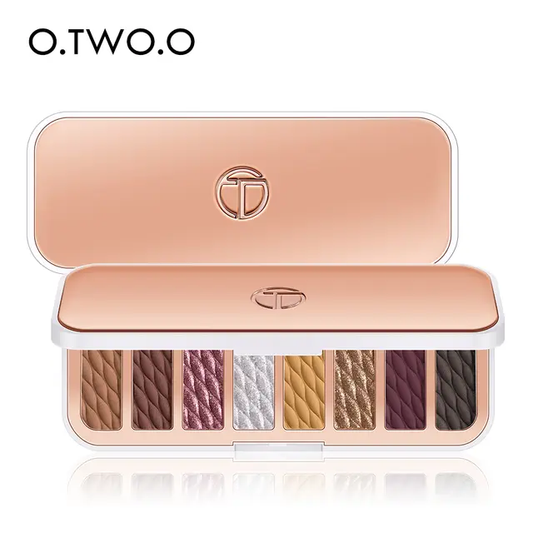 OtwoO 8 Colors Glitter Long Lasting
Eyeshadow High Pigment Matte Pearl Eyeshadow Palette