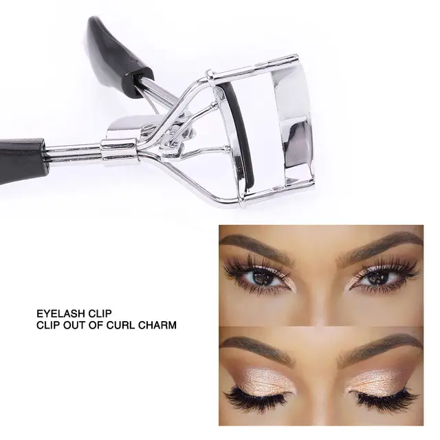 OtwoO Black / Silver Eyelash Curler