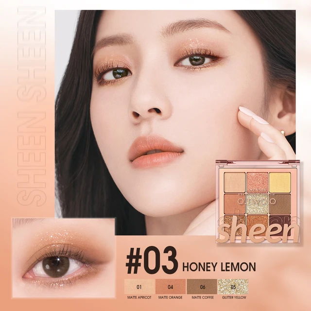 OtwoO 9 Color High Pigmented Eyeshadow Palette