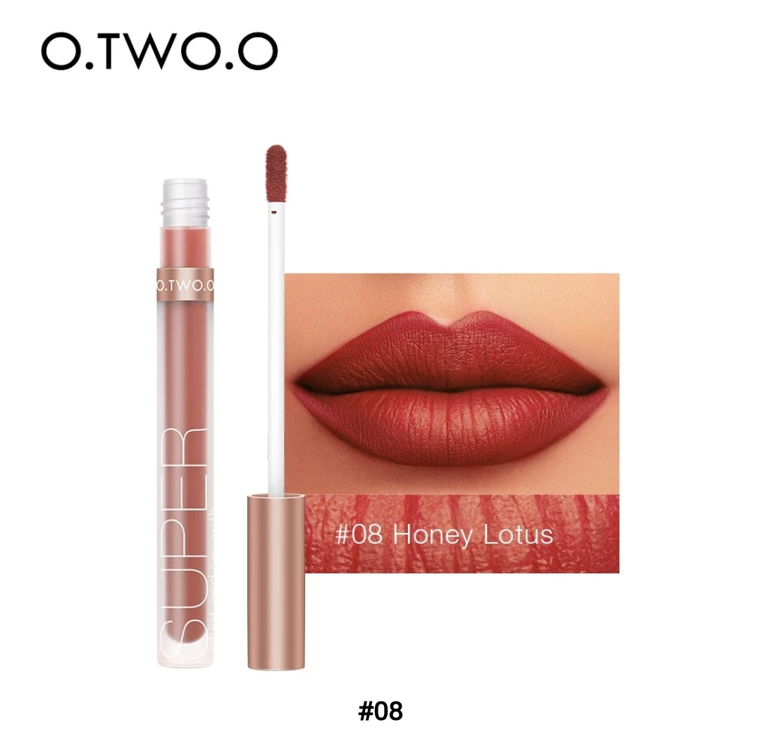 OtwoO Super Honey Whisper Velvet Matte Lipglaze