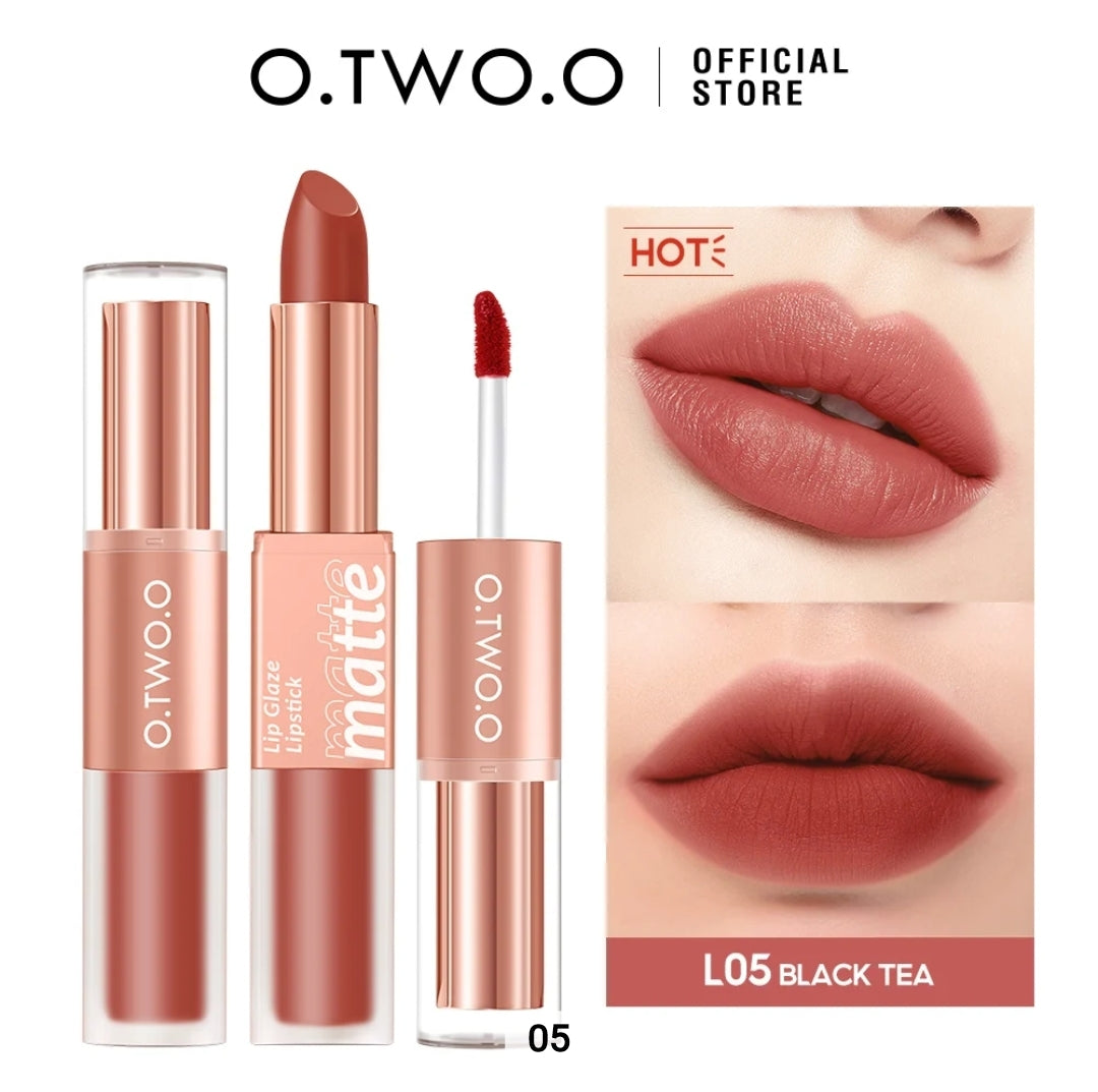 OtwoO 2in1 Splendid Velvet matte Lipstick + Lipglaze