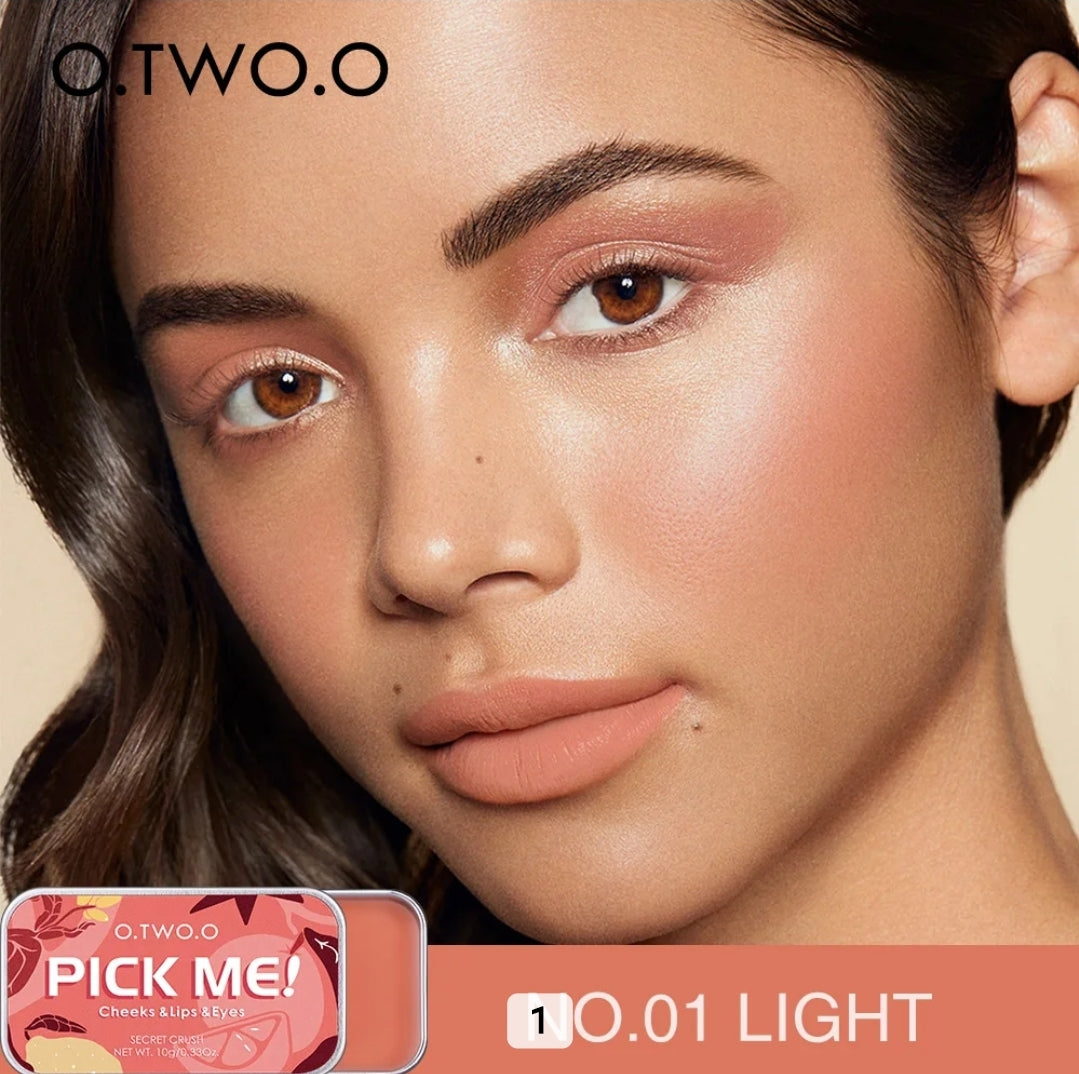 OtwoO Pickme Lips + Cheeks & Eyes Multi-Use