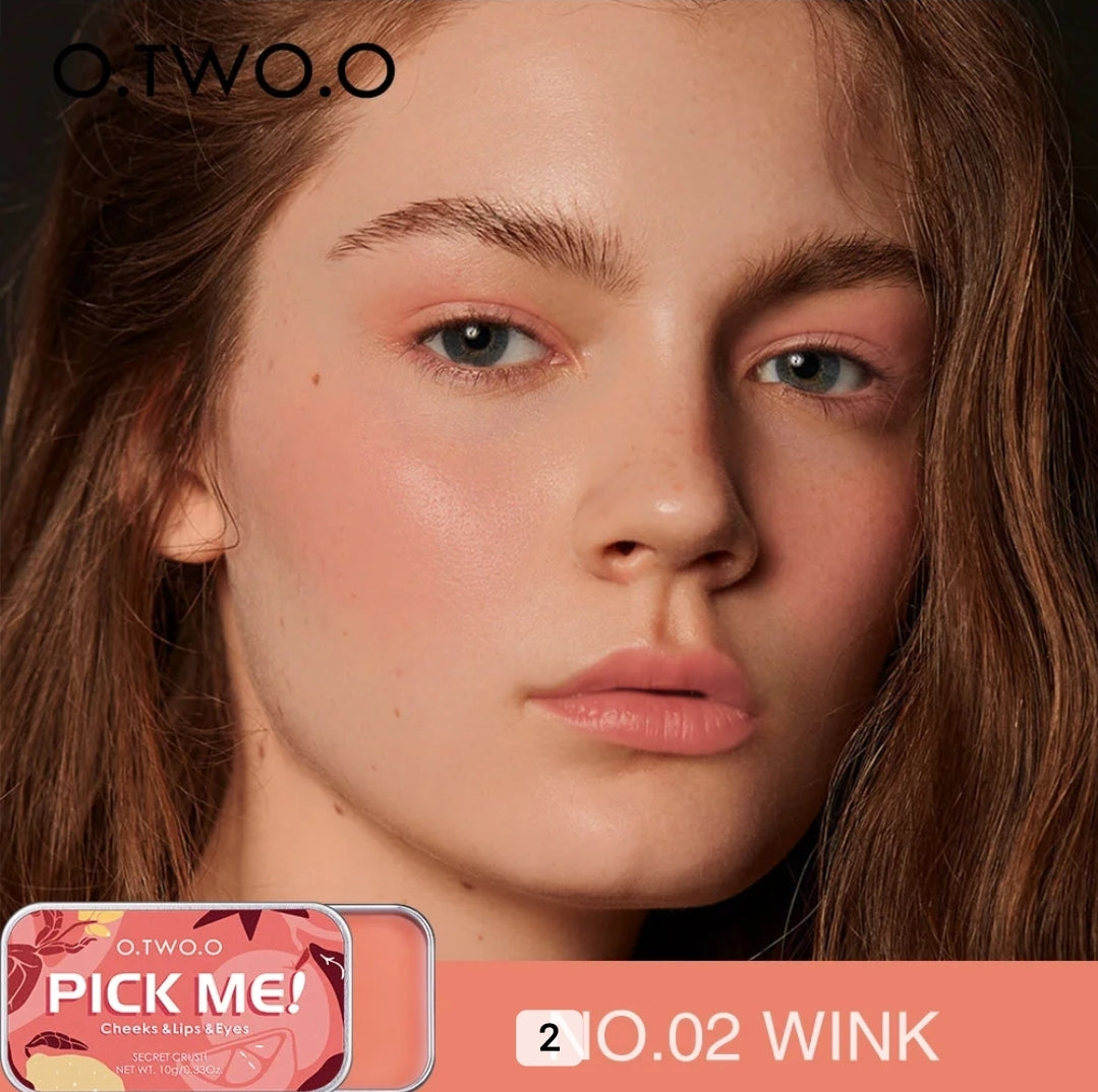 OtwoO Pickme Lips + Cheeks & Eyes Multi-Use