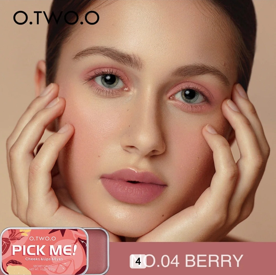 OtwoO Pickme Lips + Cheeks & Eyes Multi-Use