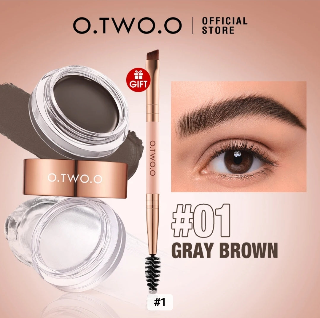 OtwoO 2in1 Waterproof Eyebrow Wax + Eyebrow Cream