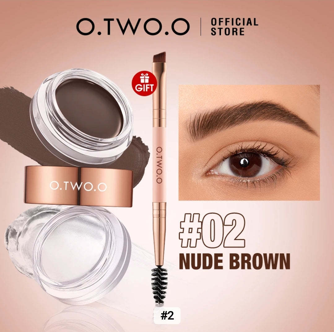 OtwoO 2in1 Waterproof Eyebrow Wax + Eyebrow Cream