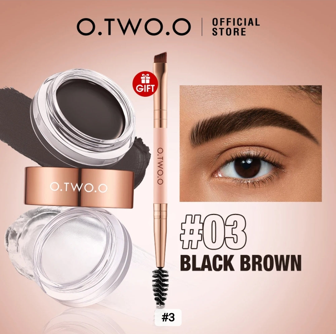 OtwoO 2in1 Waterproof Eyebrow Wax + Eyebrow Cream