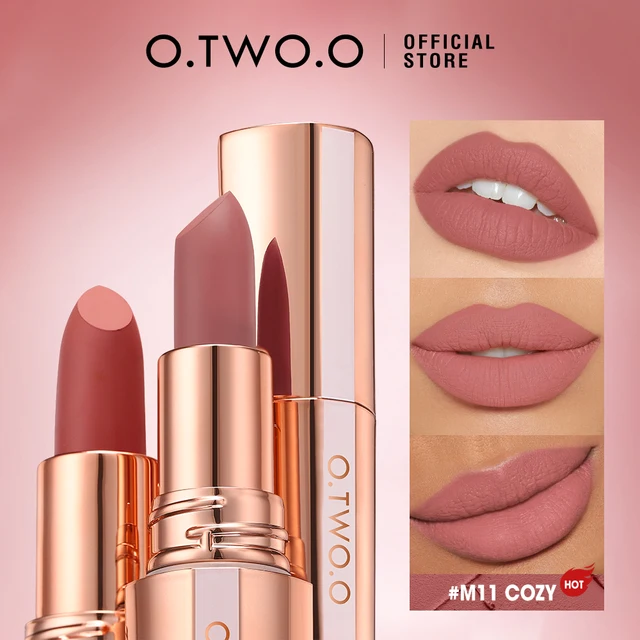 OtwoO Delicate Texture Non Stick High Grade, Waterproof Matte Lipstick