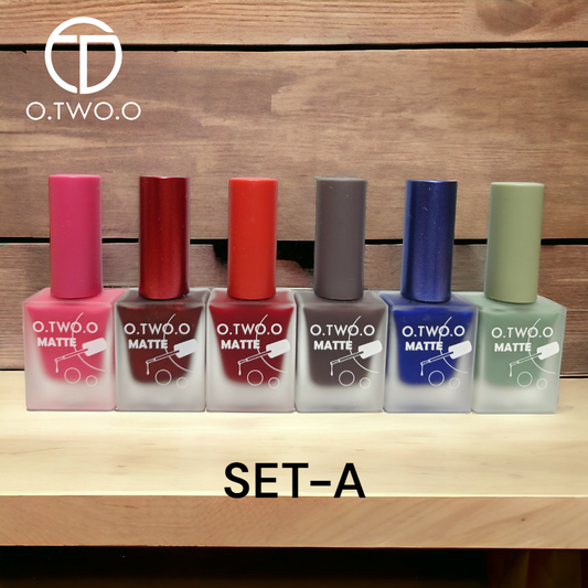 OtwoO Matte Nail Polish Set