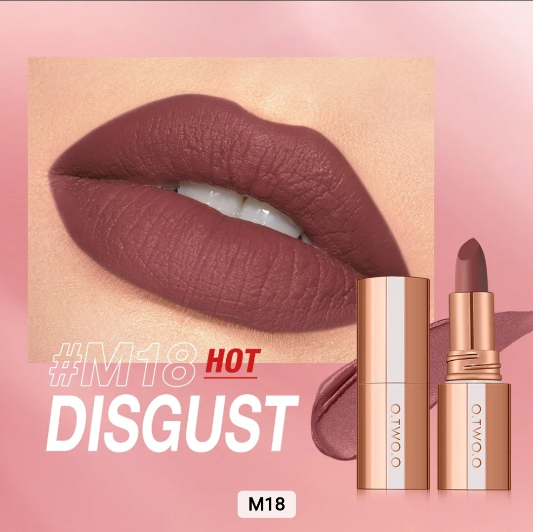 OtwoO Delicate Texture Non Stick High Grade, Waterproof Matte Lipstick