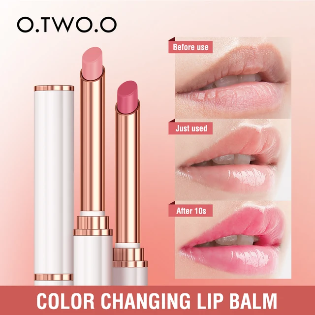 OtwoO Longlasting High Quality Moist Color Changing LipBalm