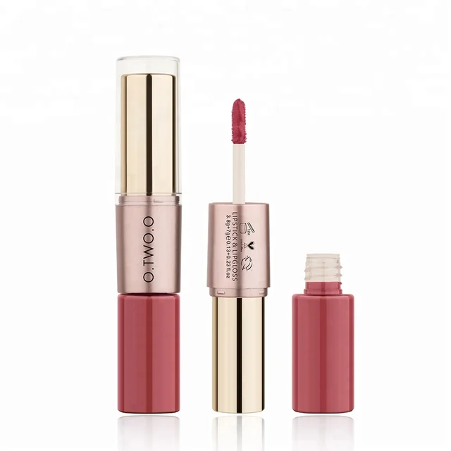 OtwoO 2in1 Waterproof Matte Lipstick + Lip Gloss