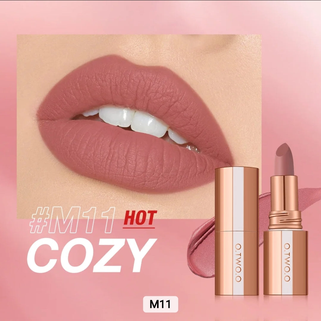 OtwoO Delicate Texture Non Stick High Grade, Waterproof Matte Lipstick